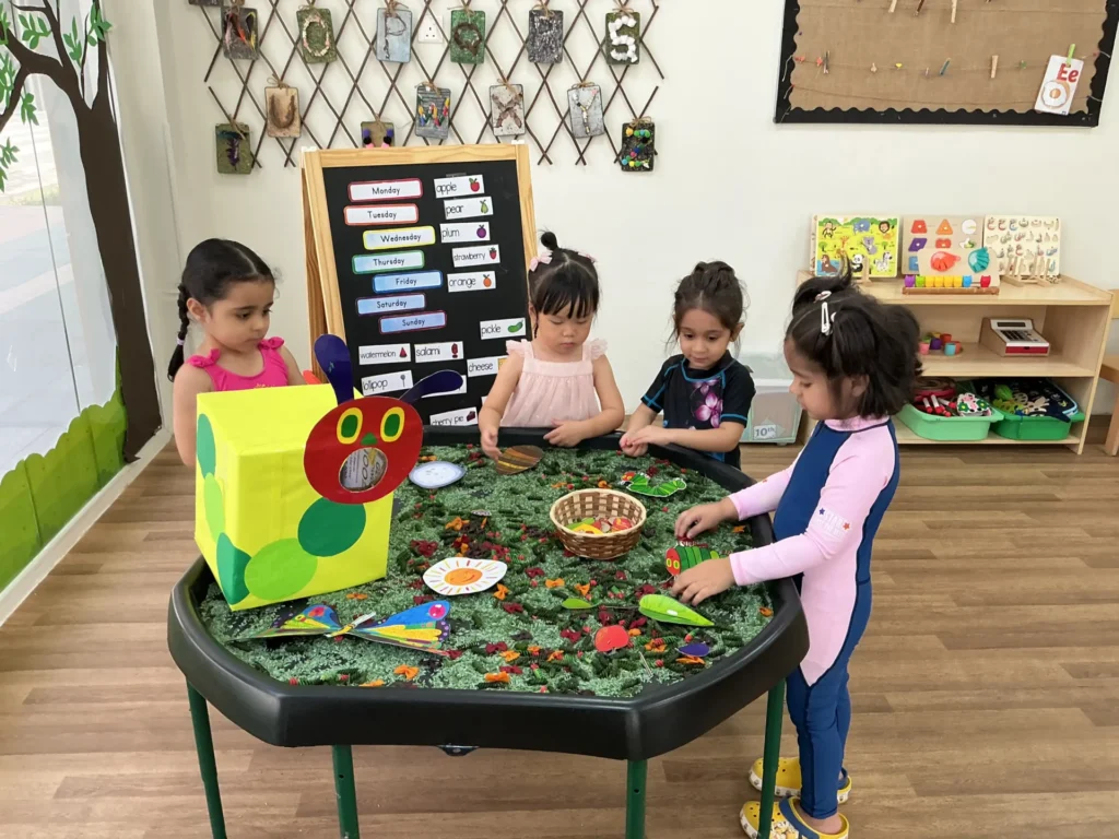 Children Learning at Green Leavers Nursery