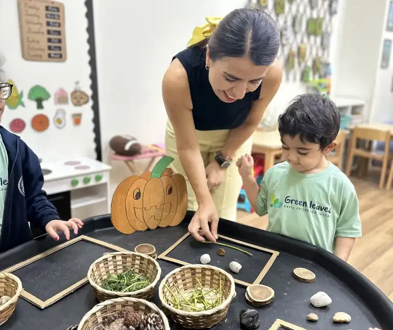 Teacher Playing with Kids